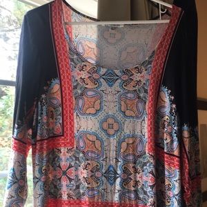 Rose & Olive 3/4 tee